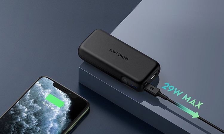 RAVPOWER PD Portable Charger 10000mAh 29W RP-PB186 - RavPower Powerbank