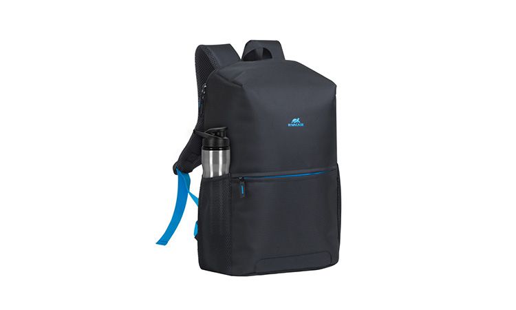 RIVACASE Regent BUNDLE 8068 Black Full Size Laptop Backpack 15.6″+Sports bottle - Rivacase Bag