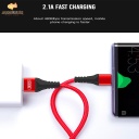 XO NB118 weave usb cable Micro 100cm