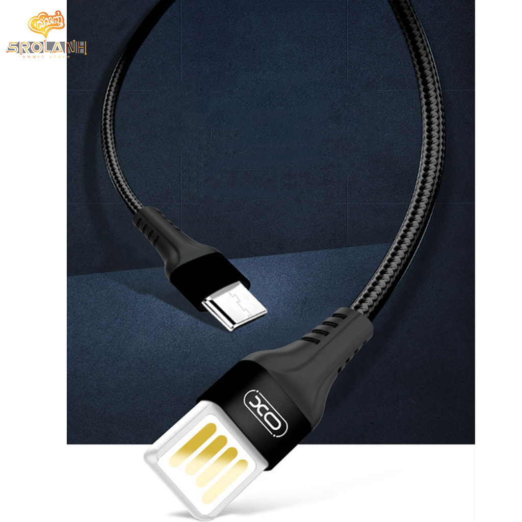 XO NB118 weave usb cable Micro 100cm