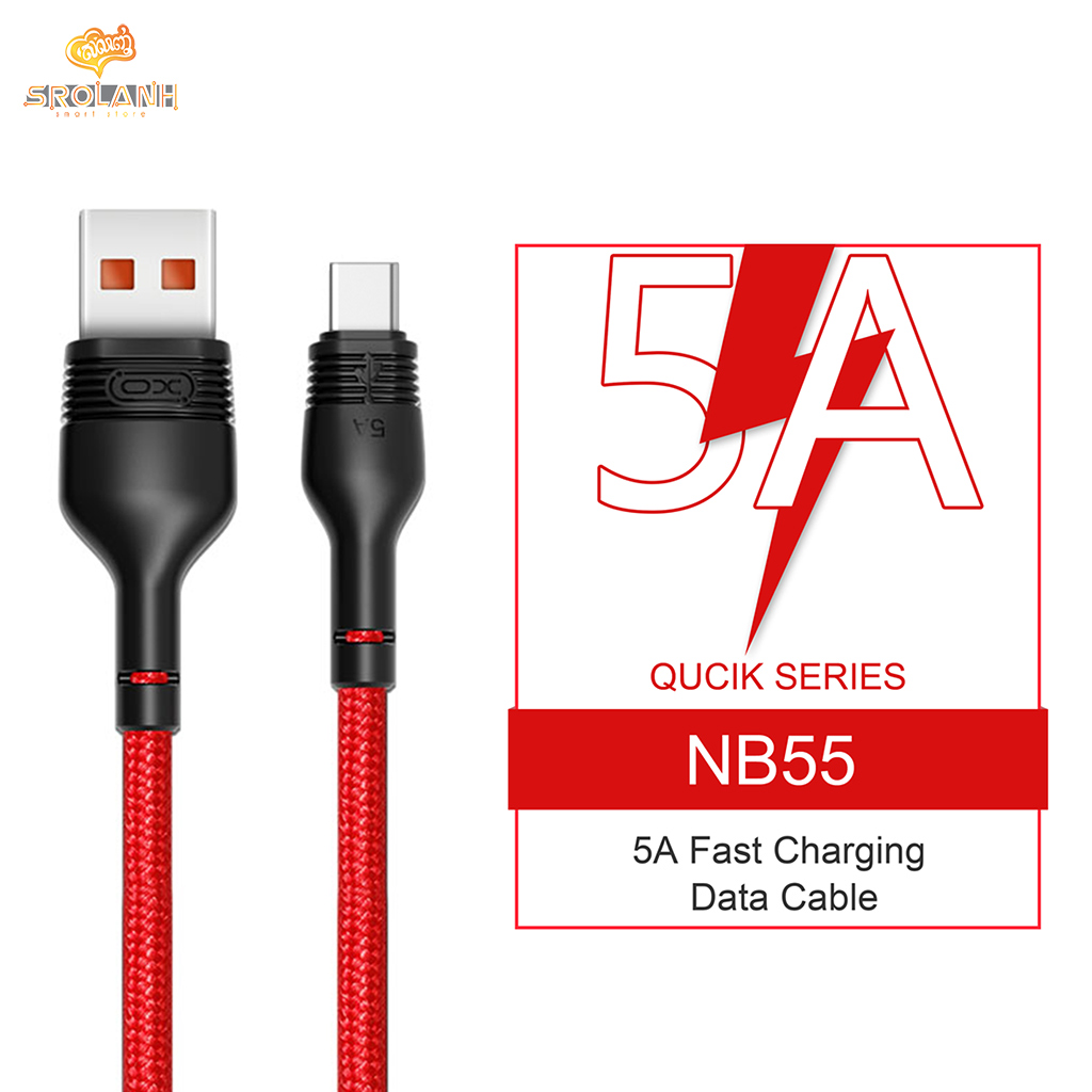XO-NB55 usb cable 5A fast charge for Type-C