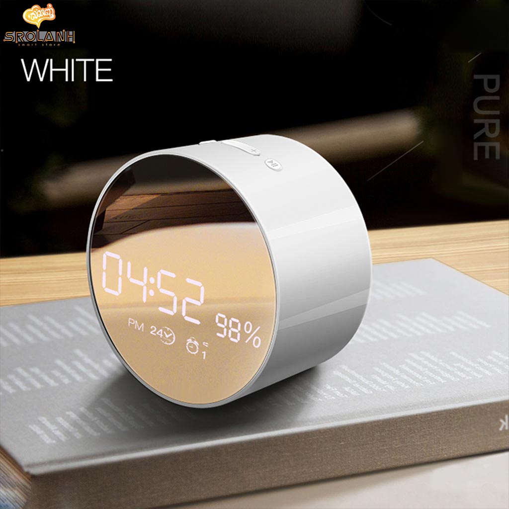 XO-F6 clock +mirror+speaker 2200 mah