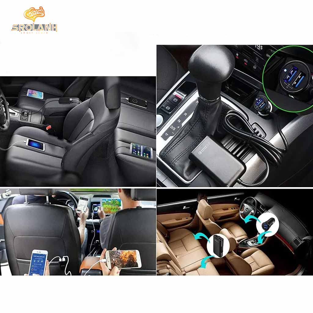 LIT The 4USB car charger with charger HUB CDP4A-C01