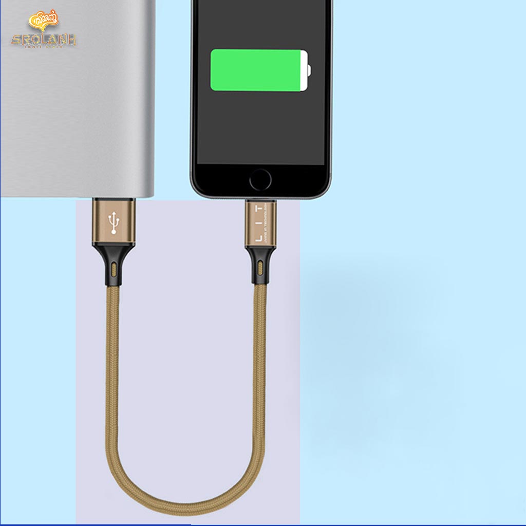 LIT The short (0.25m) nylon data cable for lightning TSNDA-A01