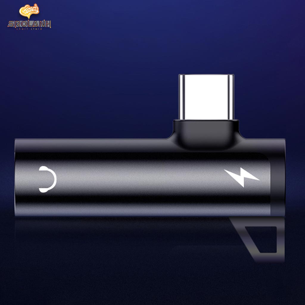 LIT The Type-c (input) for Type-c female + 3.5 mm female connector adapters FCADT-01