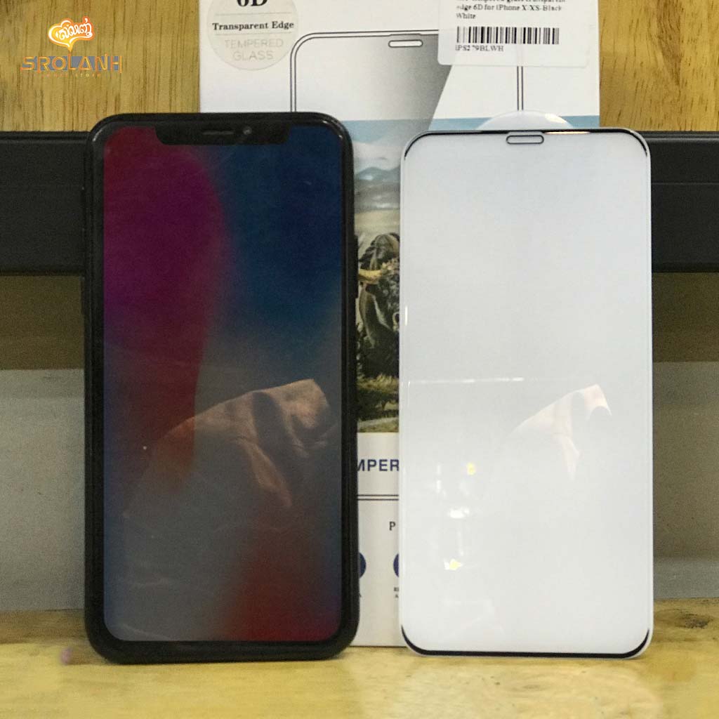 LIT Tempered glass transparent edge 6D for iPhone XS Max