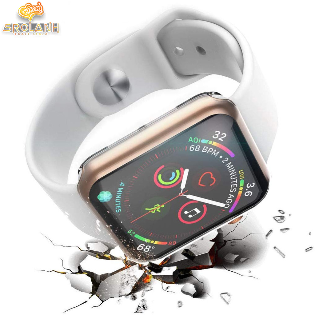 LIT The full screen transparent TPU apple watch case CTIW42-3D02-42mm