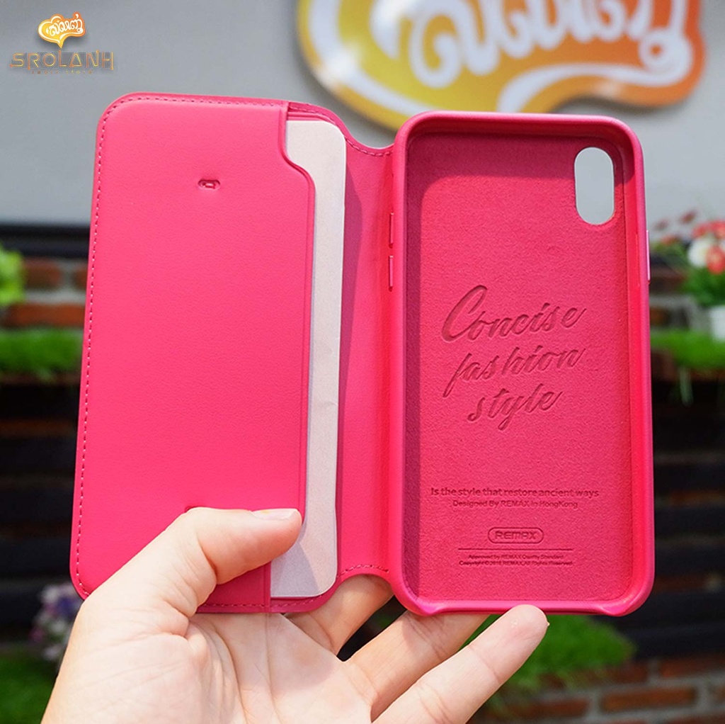 Remax Ideal leather case for iPhone X RM-1659