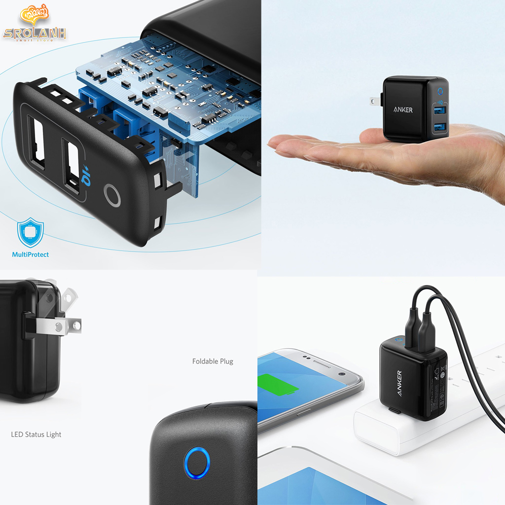 ANKER Power Port II IQ with 2 PIQ Ports