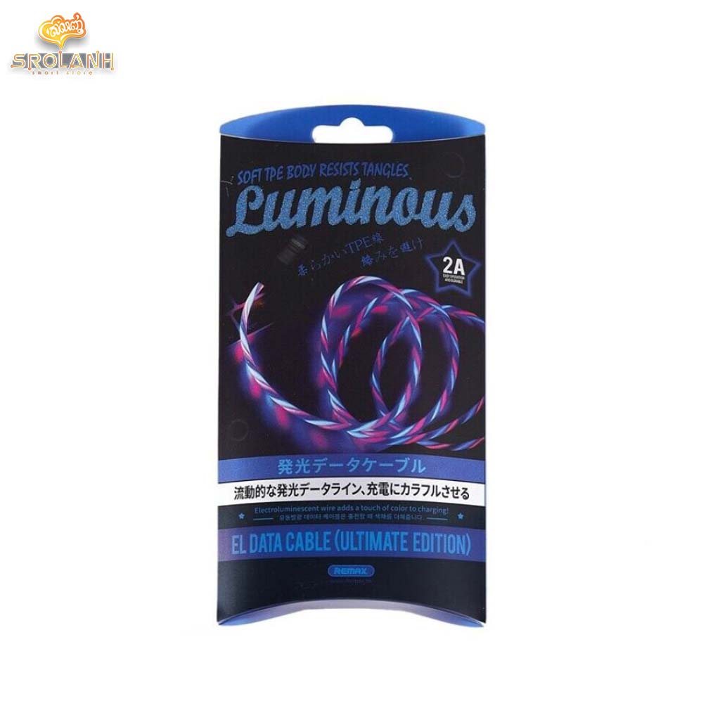 Remax Luminous series EL data cable for Type-C (Ultimate edition) RC-130a