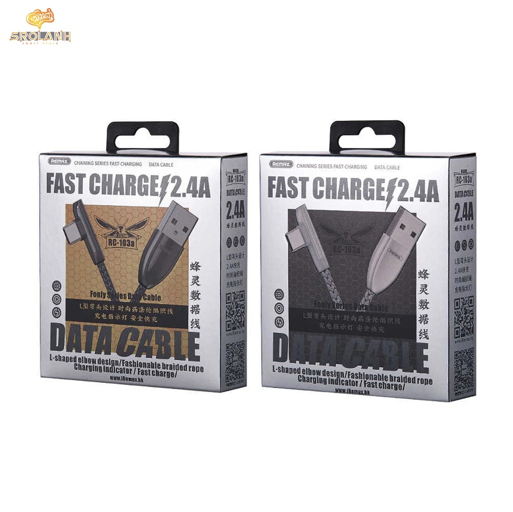 REMAX Fonly Series 2.4A Data Cable For Type-C RC-103i