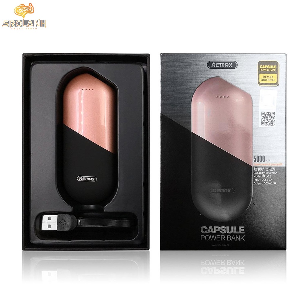 REMAX 5000mAh Capsule Power Bank RPL-22