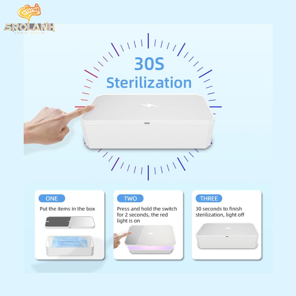 UV Multifunctional Sterilizer Wireless Charger UV Box 02