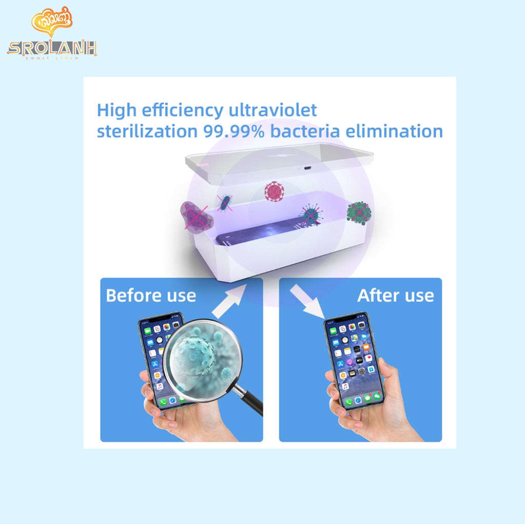 UV Multifunctional Sterilizer Wireless Charger UV Box 02