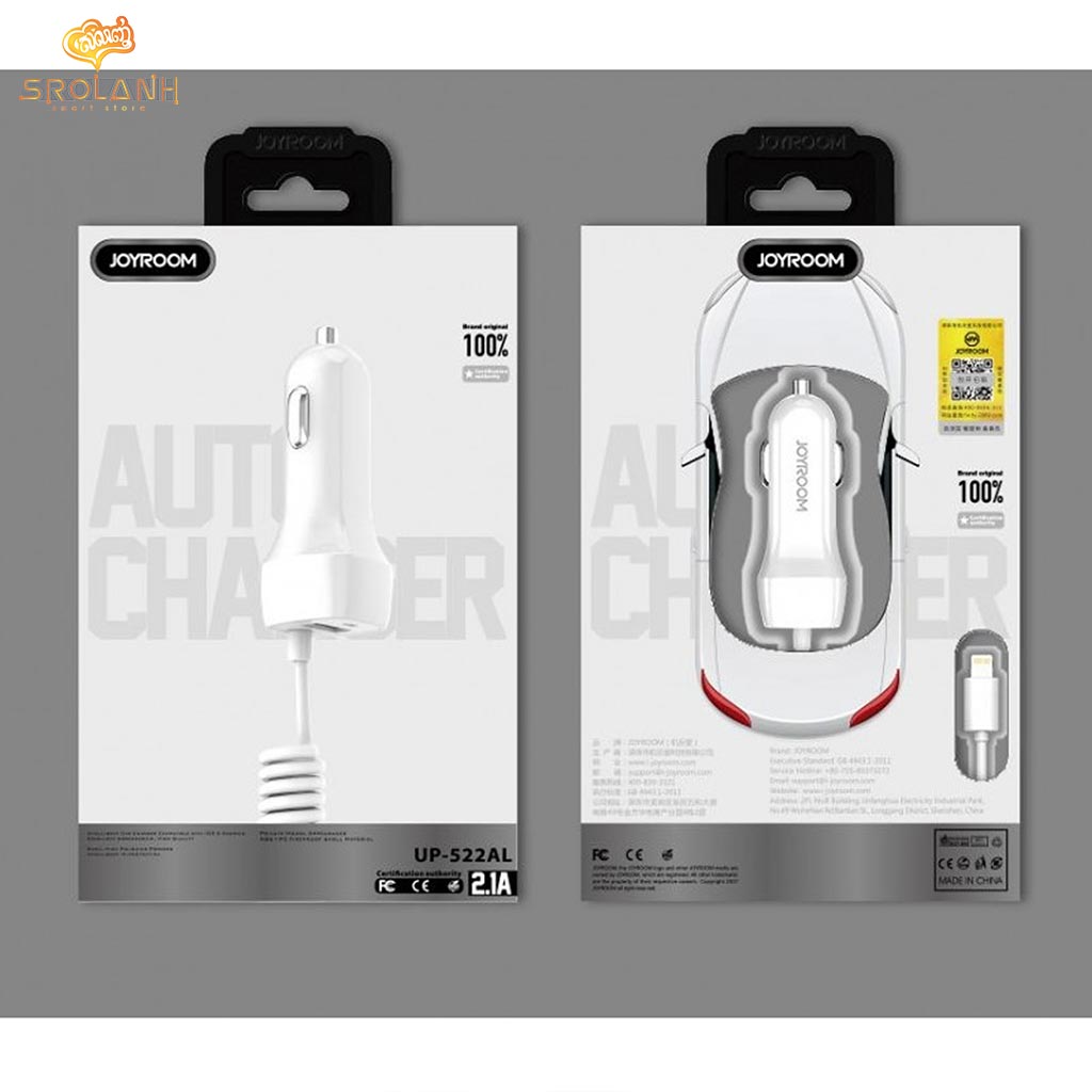 Joyroom UP-522AL 2.1A Car charger micro cable suit