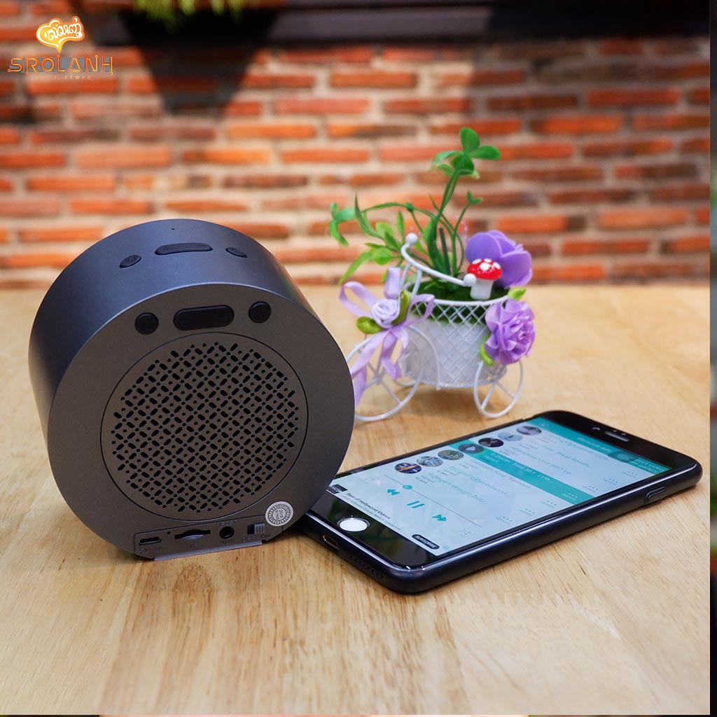 Joyroom Desktop bluetooth speaker with LED alarm clock JM-R8