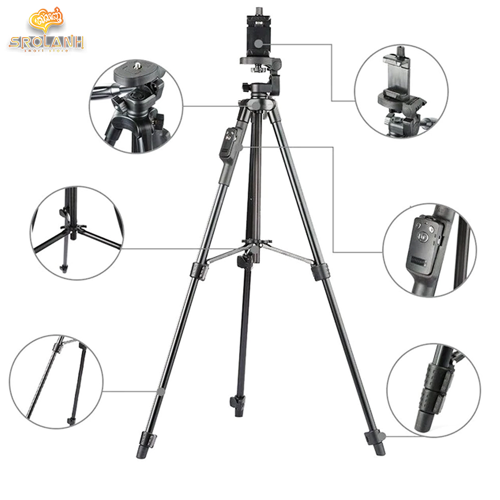 Yunteng Big tripod for phone and camera VCT-5208