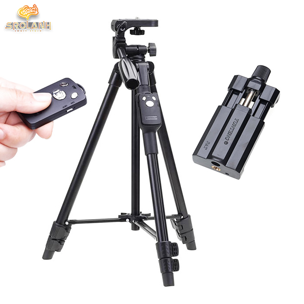 Yunteng Big tripod for phone and camera VCT-5208