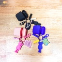 Cartoon Single Girl Keychain And AirPods Case