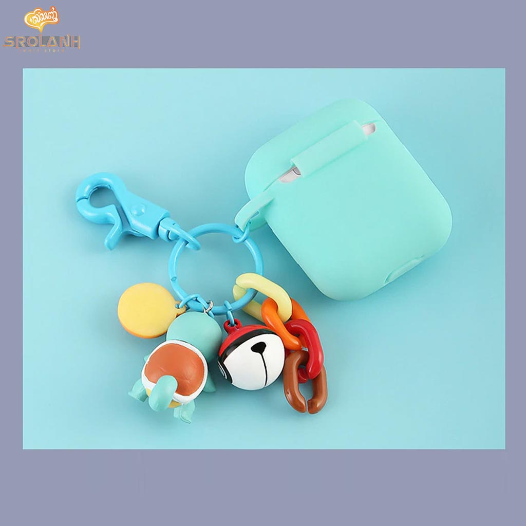 Cartoon Bells Series Keychain And AirPods Case