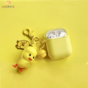 Cartoon Duck Keychain And AirPods Case