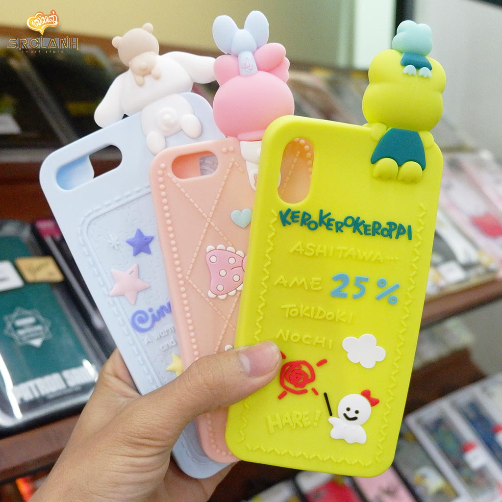 Cartoon Soft Case with lanyard Bad Badtz-Maru for Iphone X