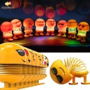 Automobile head shaking emoji decoration with LED sunglass