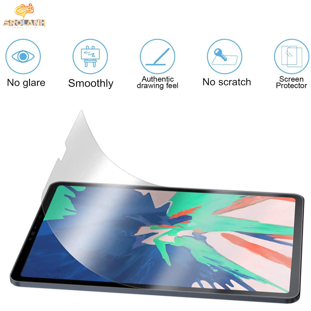 JCPAL iClara Paper-like Screen Protector for iPad Pro 12.9-inch 2018/2020