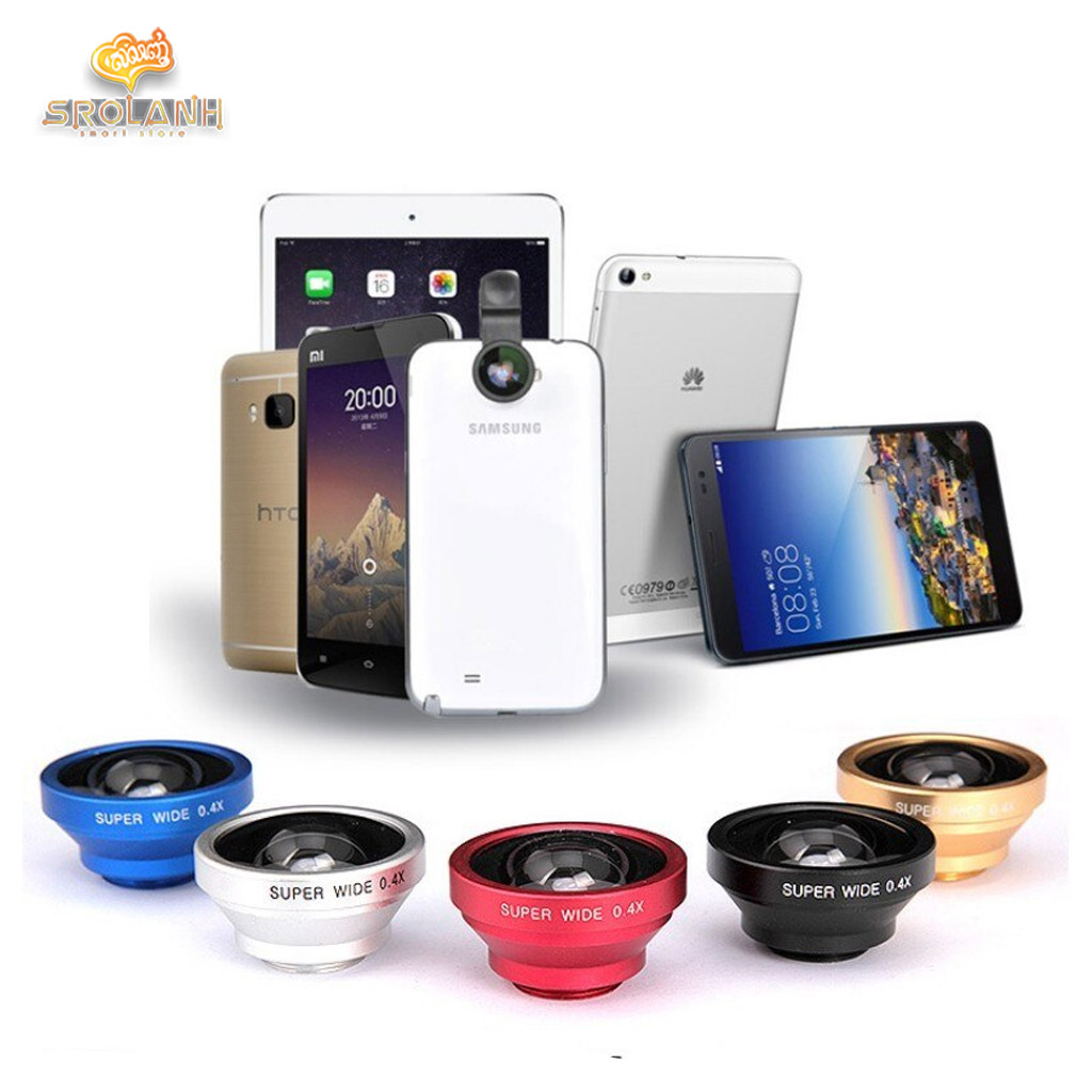 Mobile phone 0.4X selfie cam lens