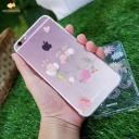 Remax anti shock case with flower for iphone 6/6s Plus