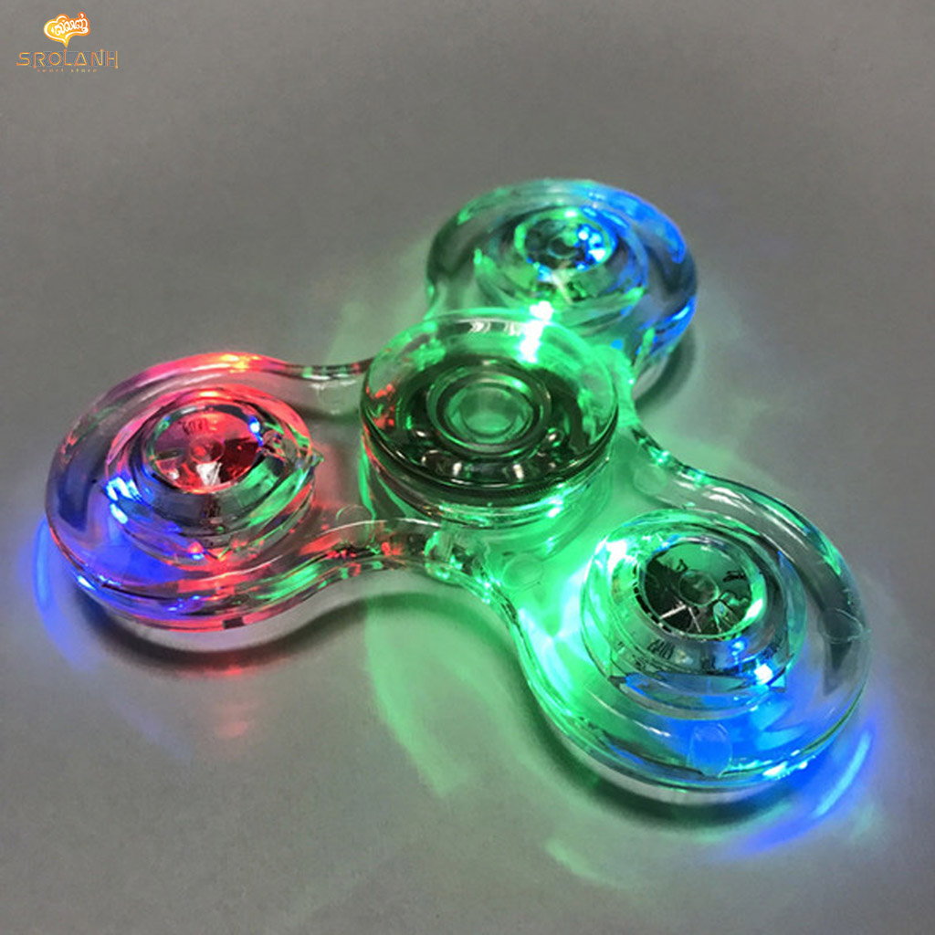 Hand spinner with LED three sides