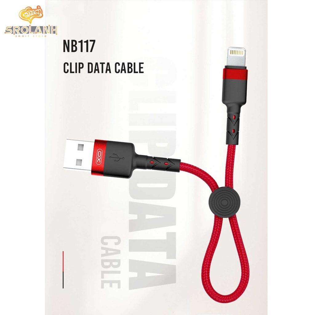 XO NB117 Convenient usb cable with clip lighting 25cm