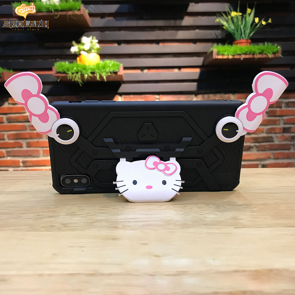 Gaming creative case with cartoon for iPhone XR