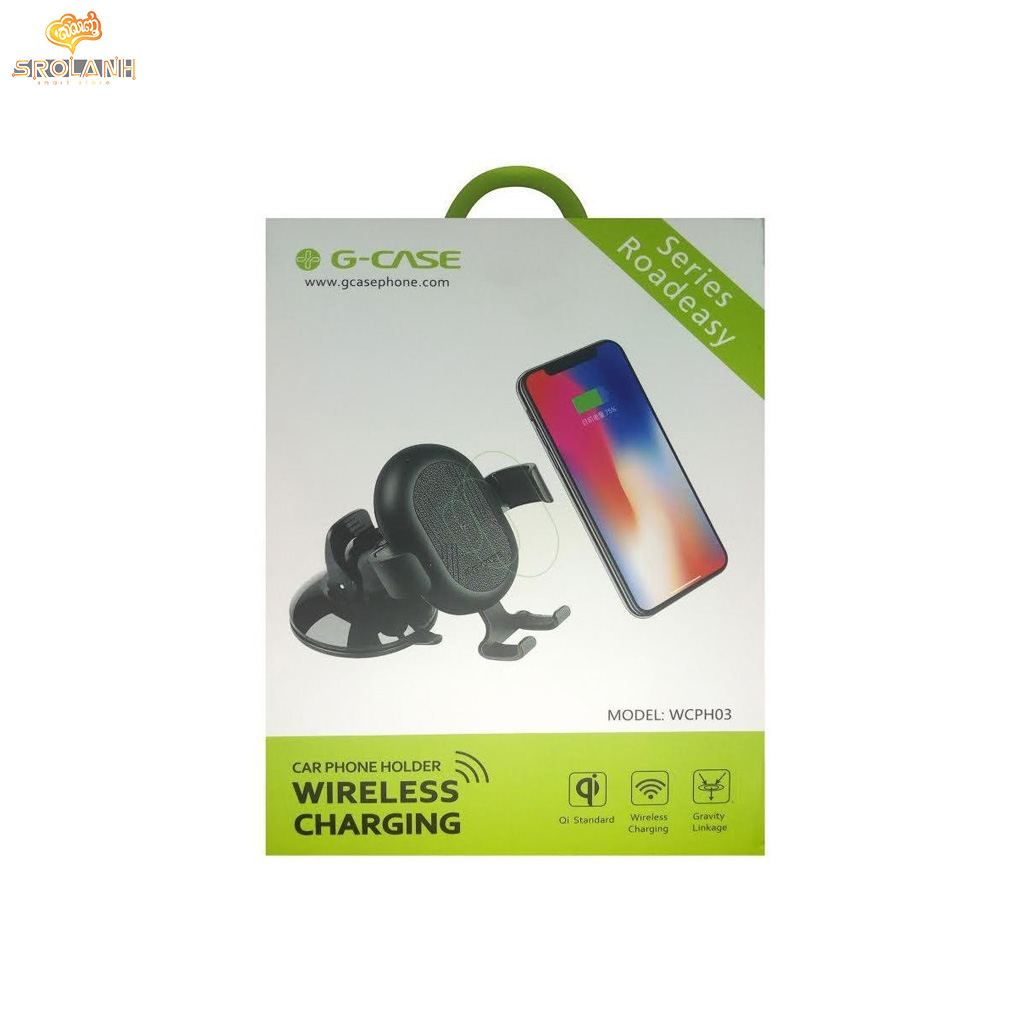 G-case wireless charging car phone holder WCPH03