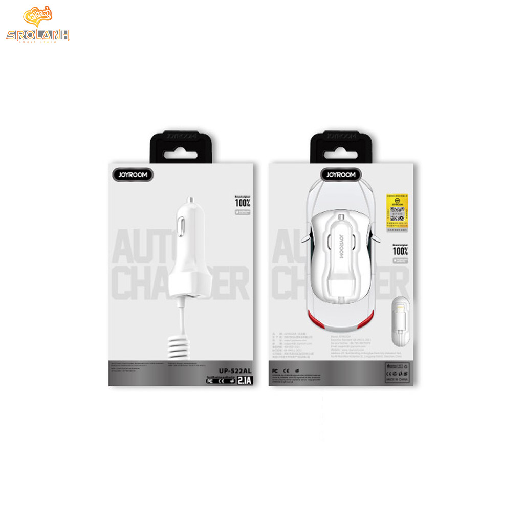 Joyroom UP-522AL 2.1A Car charger type-c cabel suit