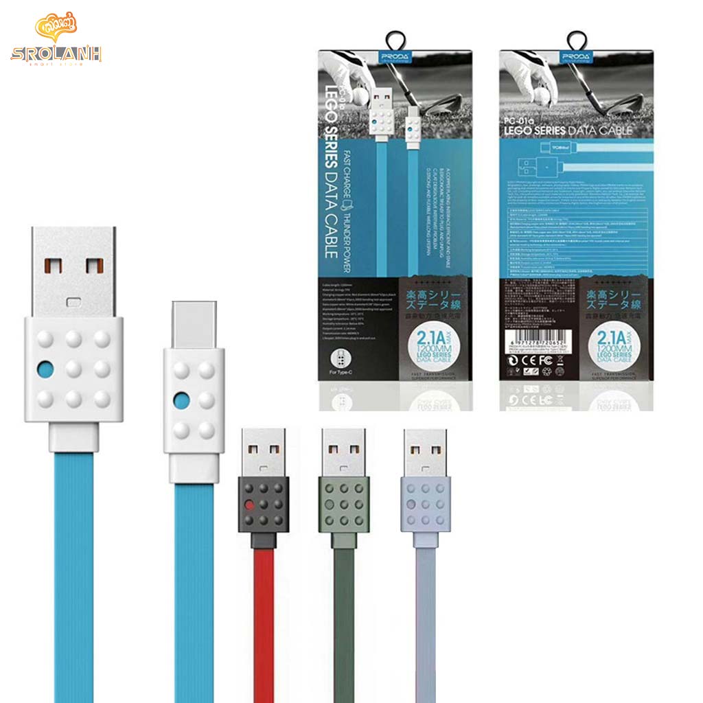 Proda Lego series Data Cable PC-01a for Type-C