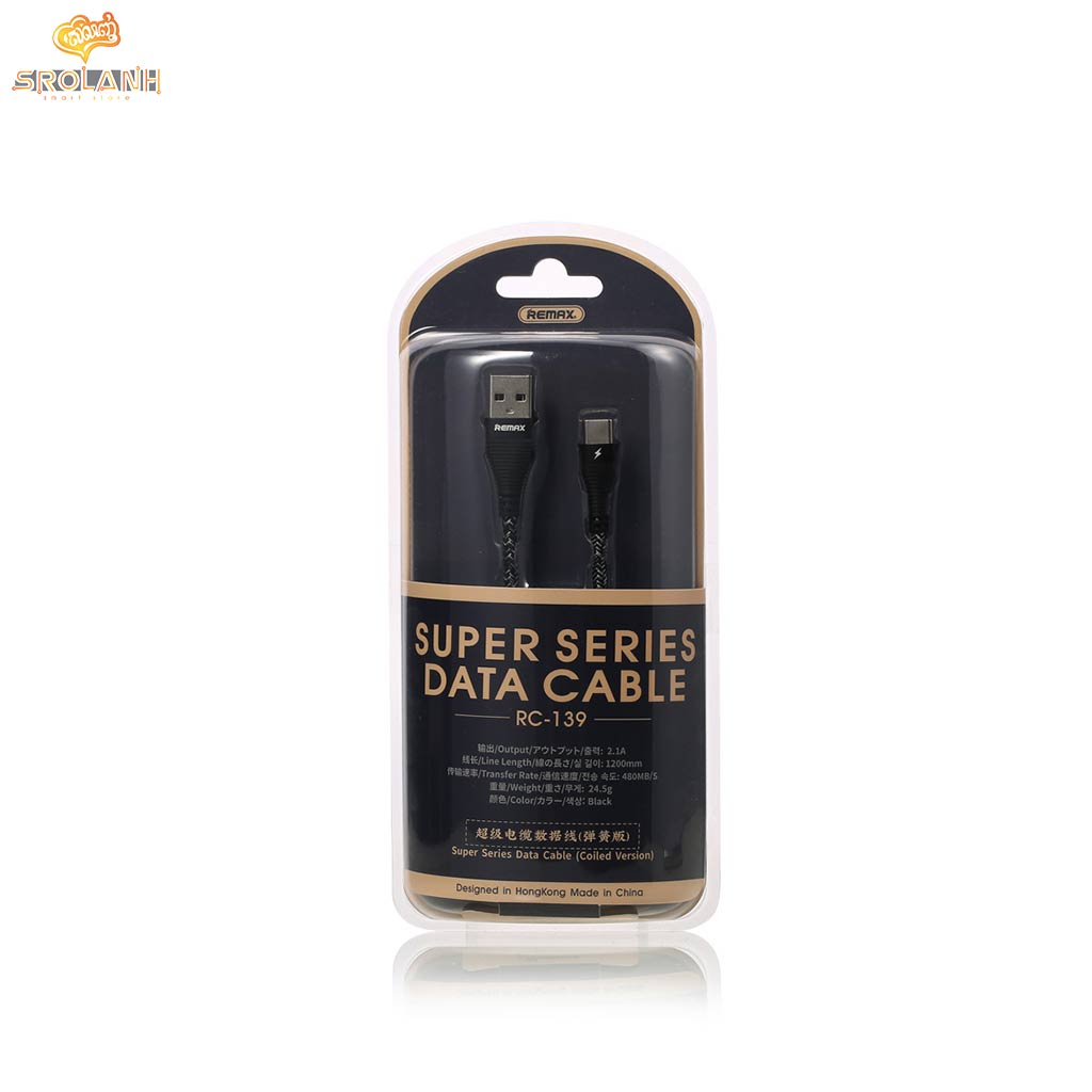 Remax Super series cable for Type-C RC-139a