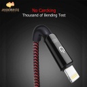 XO-NB102 Auto power off usb cable 2.4A lightning