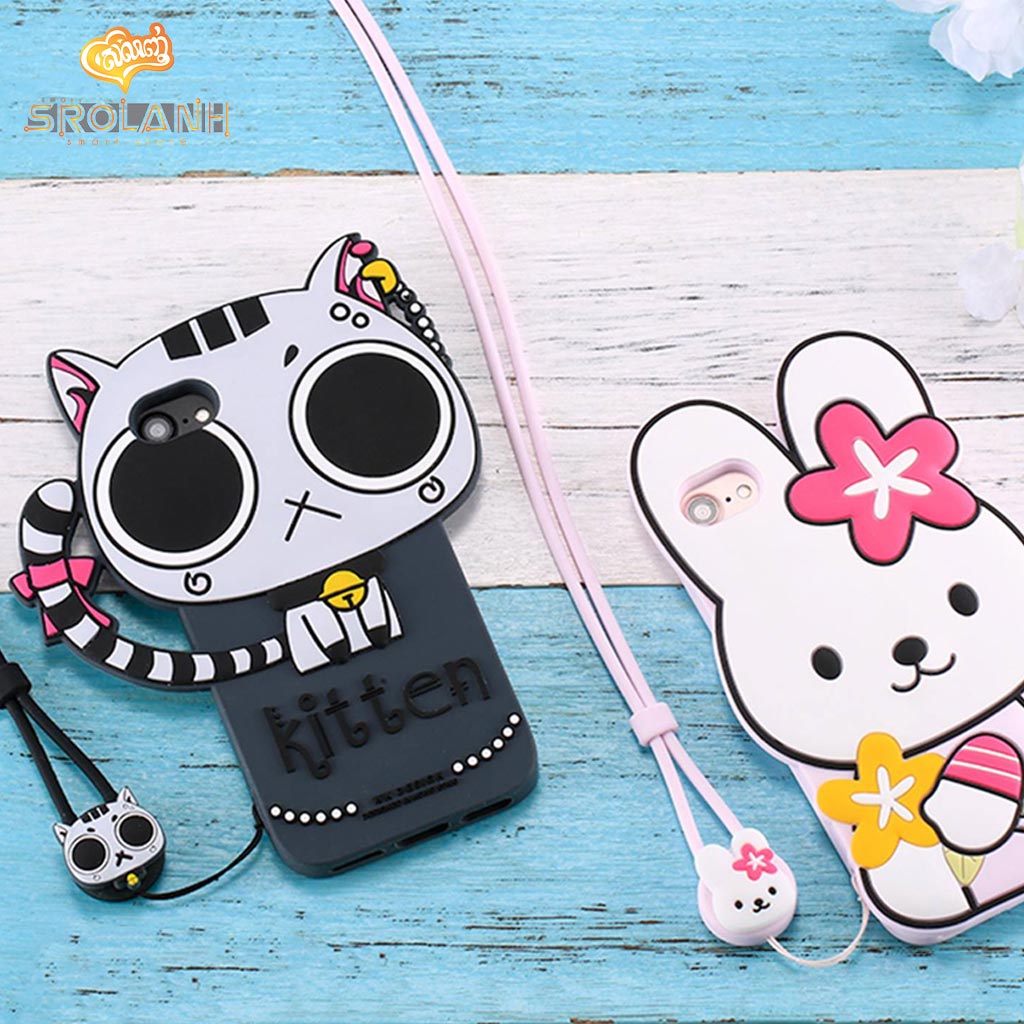 WK Kawaii series enjoy environmental silicone case IP6/7/8