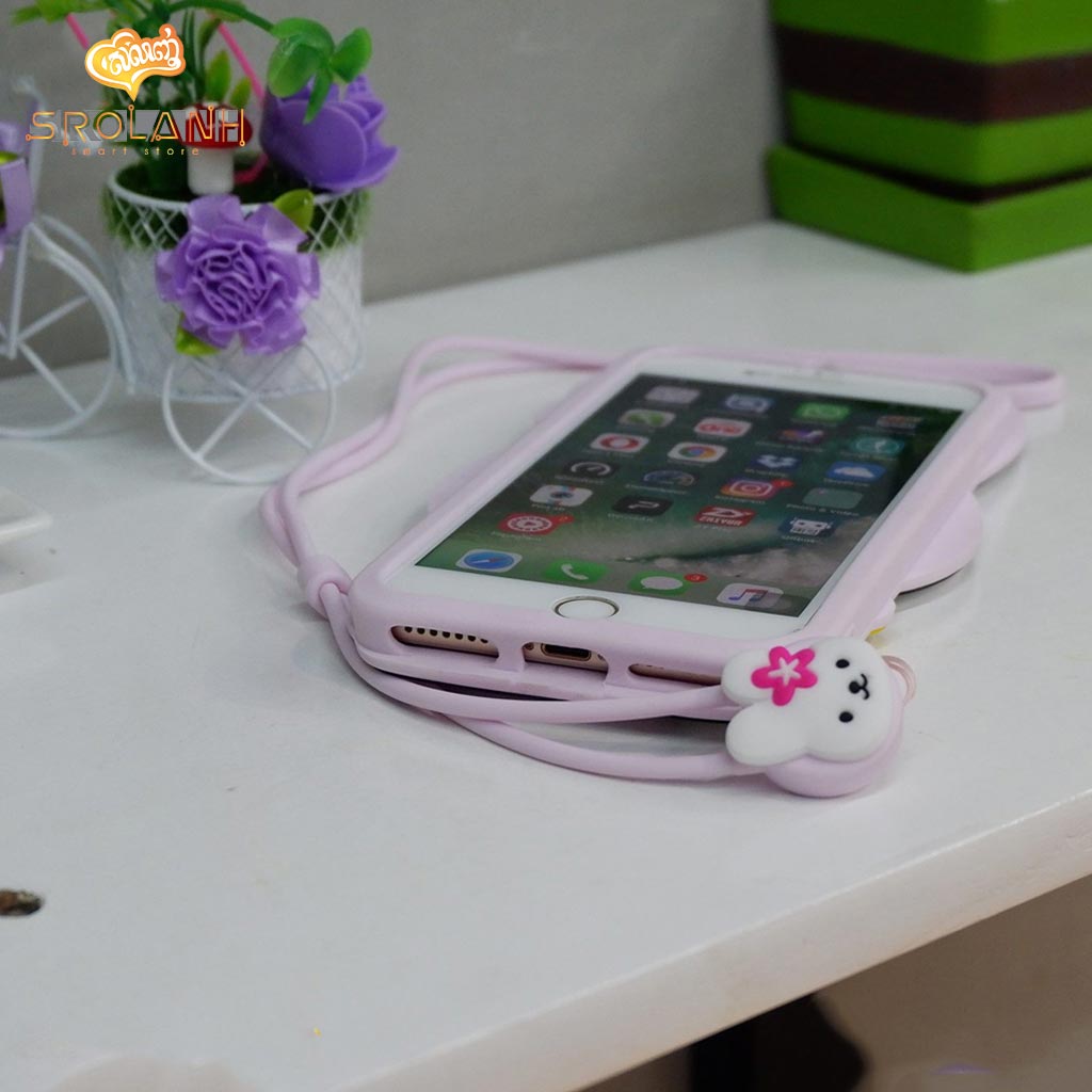 WK Kawaii series enjoy environmental silicone case IP6/7/8