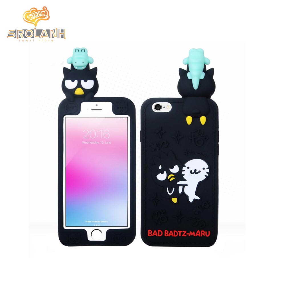 Cartoon Soft Case with lanyard Bad Badtz-Maru for Iphone 6/6s plus
