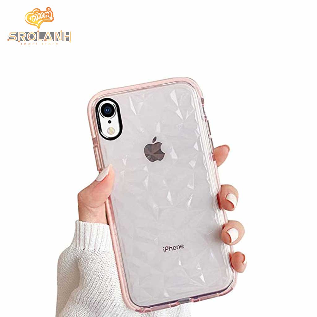 Fashion case crystal style with two color for iPhone XR