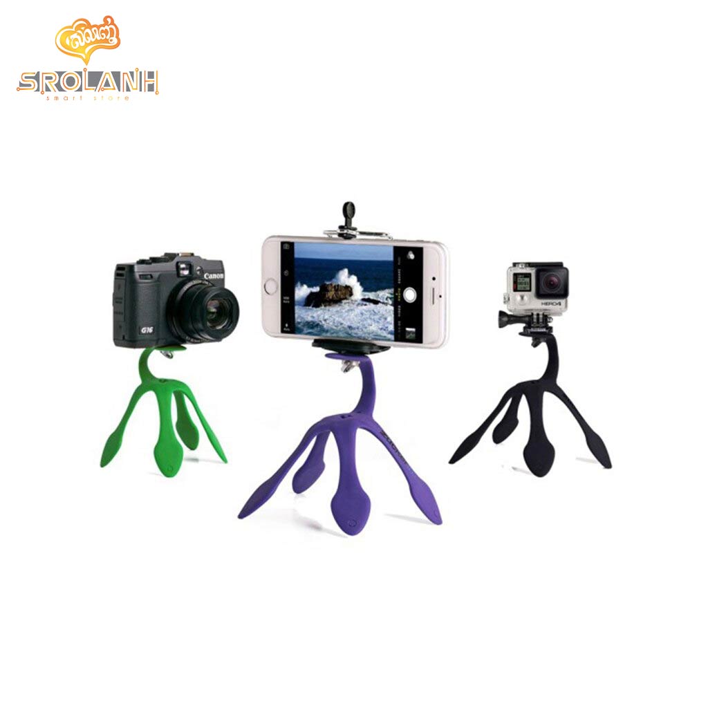 Flexible mount gekko tripod