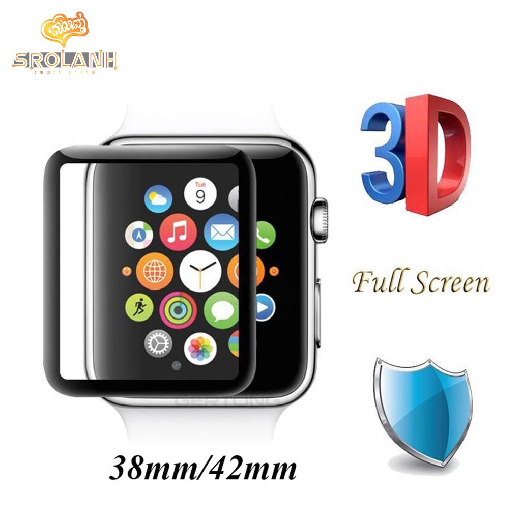 Curved surface full screen coverage for 38mm
