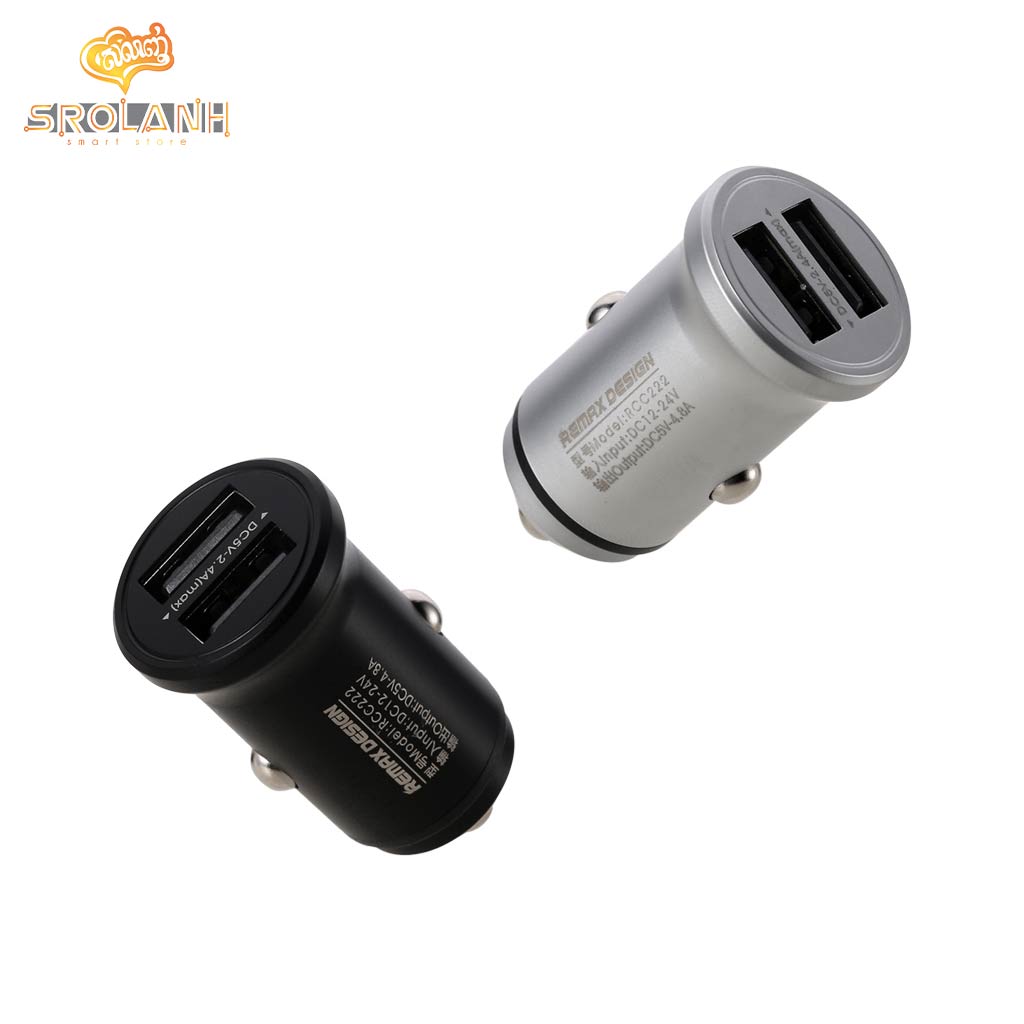 Remax Alloy series car charger 4.8A RCC222