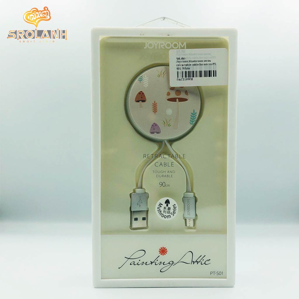 Joyroom Mushroom series retractable cable for micro PT-S01