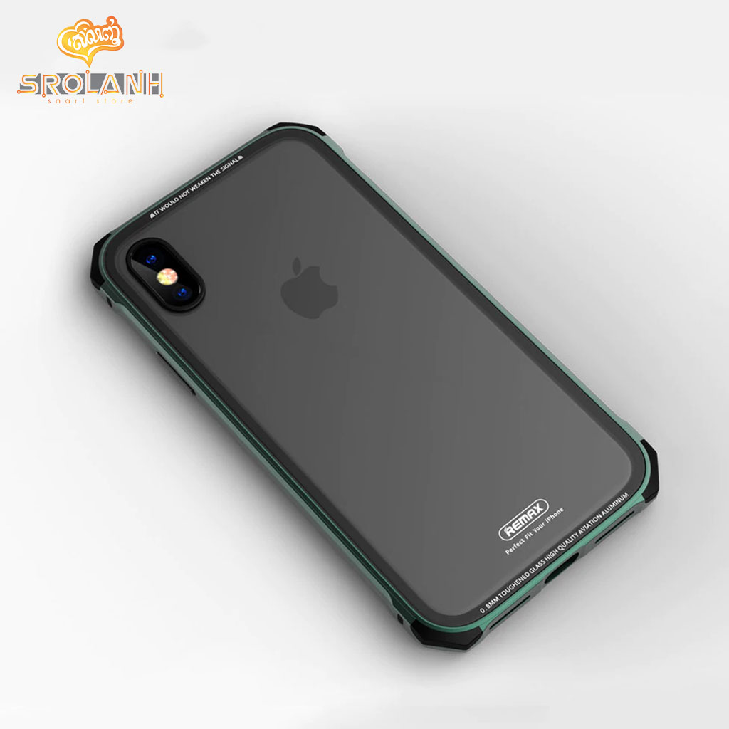 Remax Kooble Servrs Metal&Glass Case RM-1658 for iPhone X