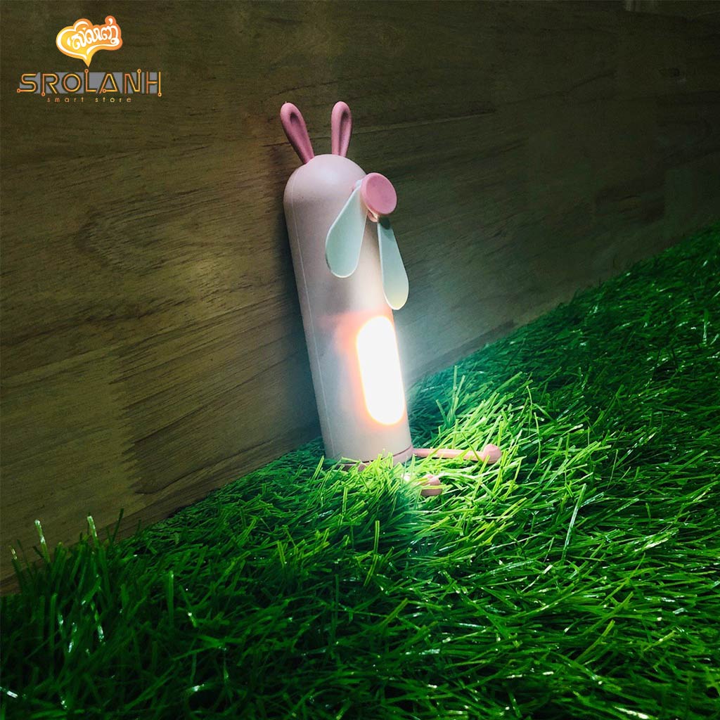 LIT The Cute Rabbit Mini Fan with Light FLCR-04
