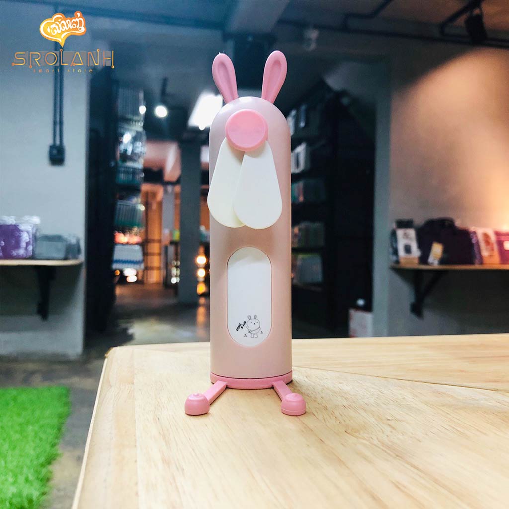 LIT The Cute Rabbit Mini Fan with Light FLCR-04