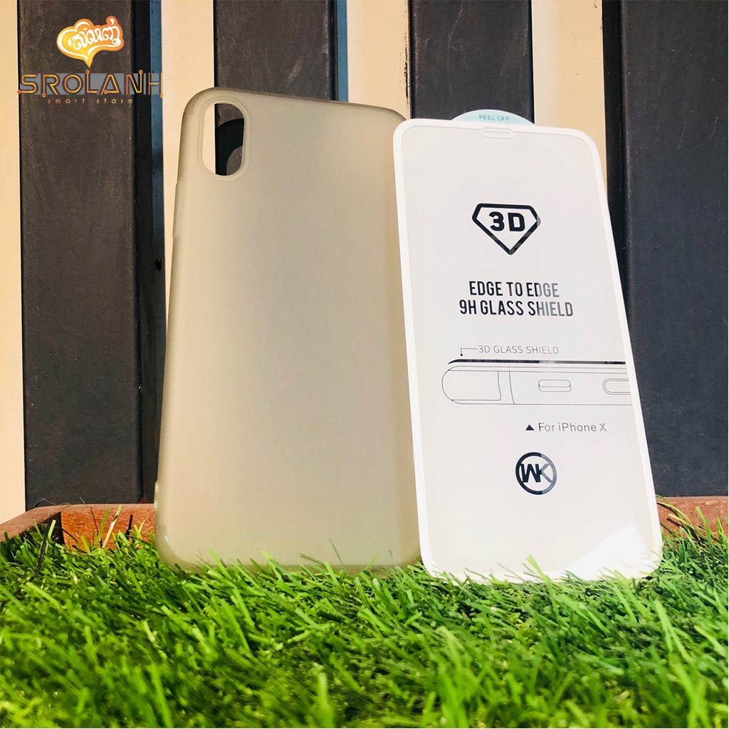 WTP-005 Thunder 3D Curved Tempered Glass For iphone X